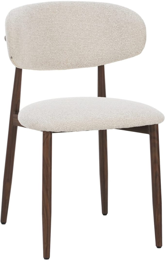 Celia Eetkamerstoel - Beige Walnoot - Comfortabel en duurzaam