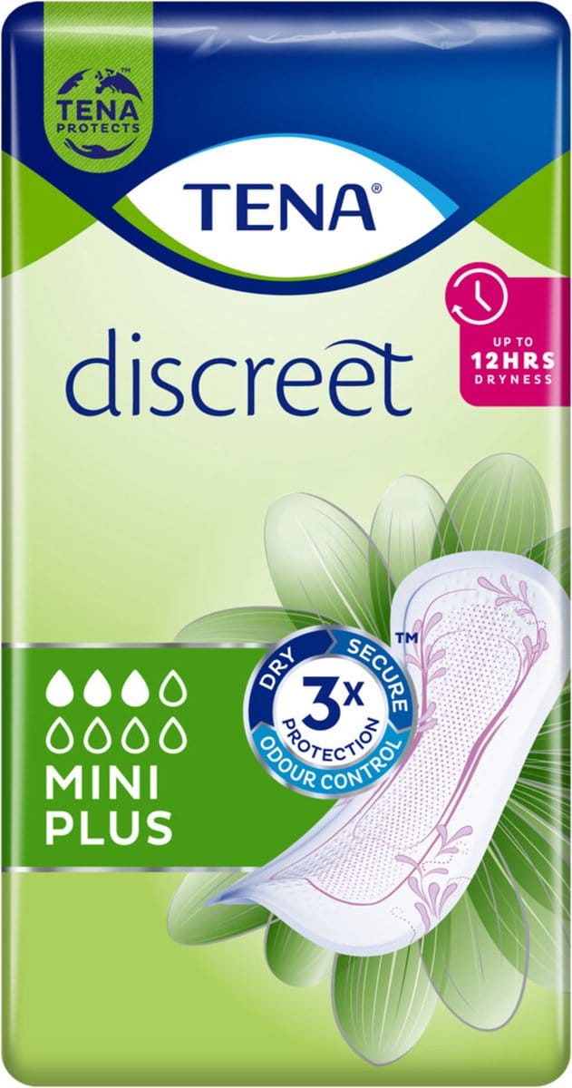 6x TENA Discreet Mini Plus - inlegkruisjes 6x20 stuks