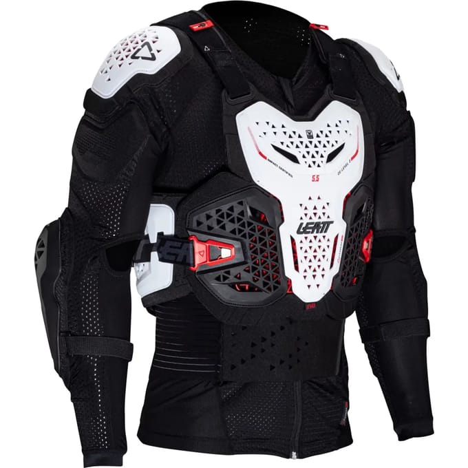 Leatt Body 5.5 EVO Witte Protector Jas -