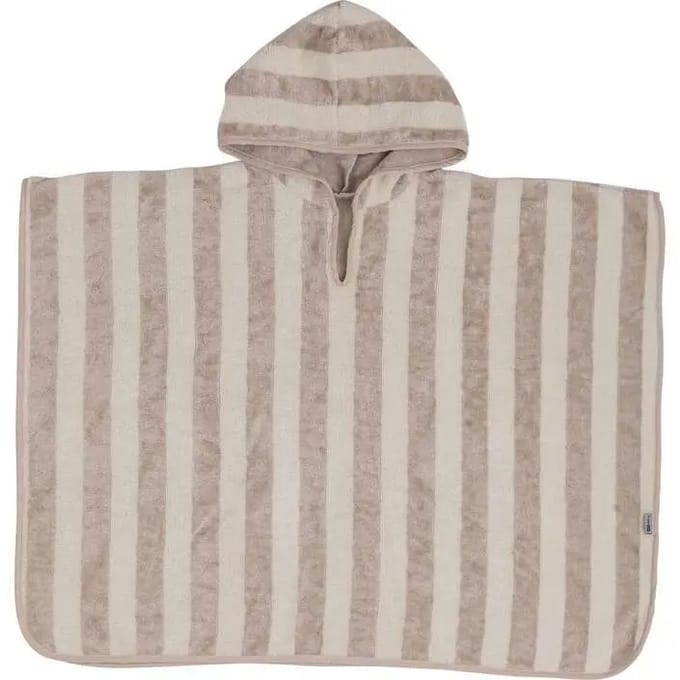 Baby Poncho FreeON by Bubaba Beige Stripes