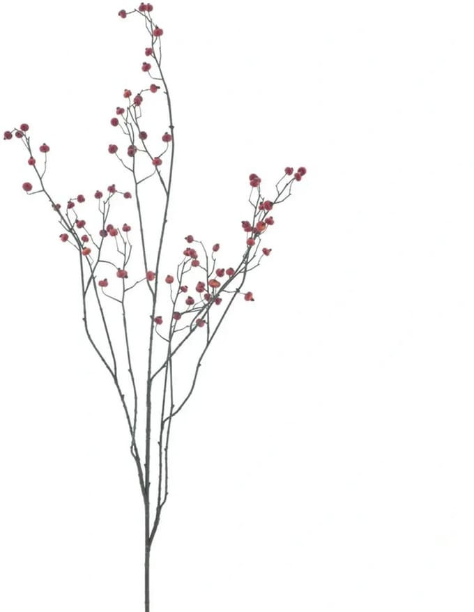 Kunsttak Rose Hip Branche Rood - 134 cm