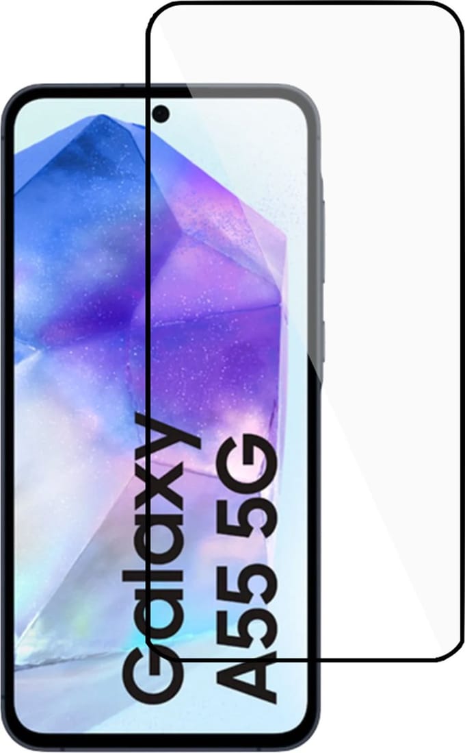 Screenprotector geschikt voor Samsung Galaxy A55 / A35 Screenprotector – Gehard Glas - Full Proteqt+
