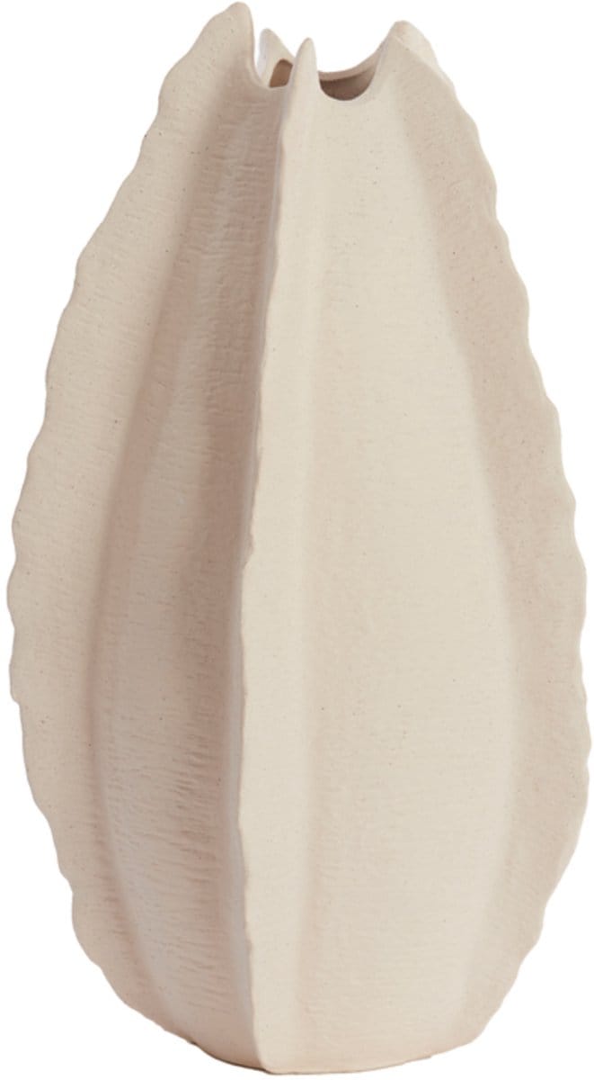 Light & Living Vaas Kelapa Keramiek, 67cm - Crème