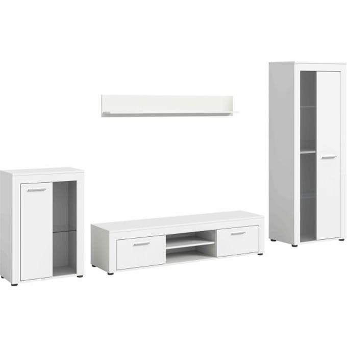 Jam woonkamercombinatie wit melamine - 35x169x310cm