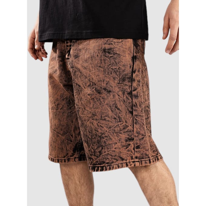 Blue Flowers Evolve - Eco Korte Broek bruin