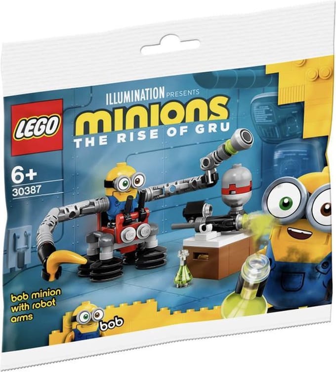 Lego 30387 Bob minion met robot armen (Polybag)