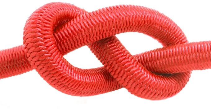 DQ-PP Rubberkoord, 8mm, 5m, Rood, Expanderkoord, Expander Rubberdraad, Rubberkoord, Spankoord, Zeildoekkoord, Spanrubber