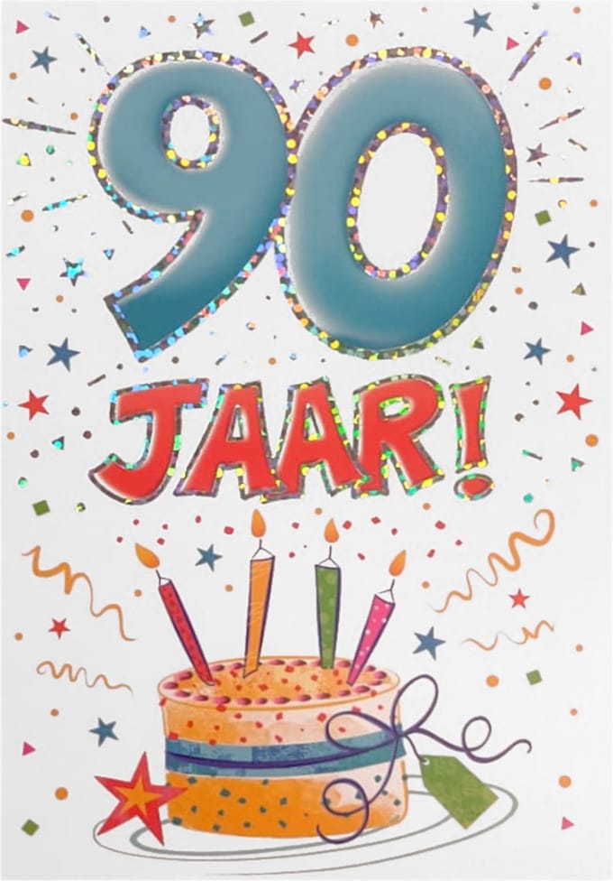 Verjaardagskaart - That Funny Age - 90 jaar - 1 Stuk - Met Envelop