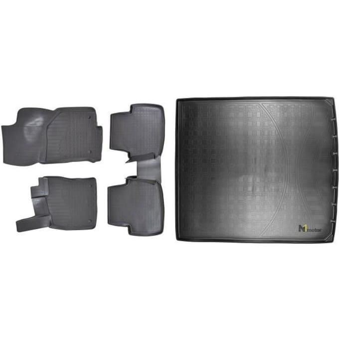 NORM Liners | Tapis en Caoutchouc TPE Tous Temps + Kit Bac de Coffre Pour Volkswagen Passat B8 2014-2023 zwart
