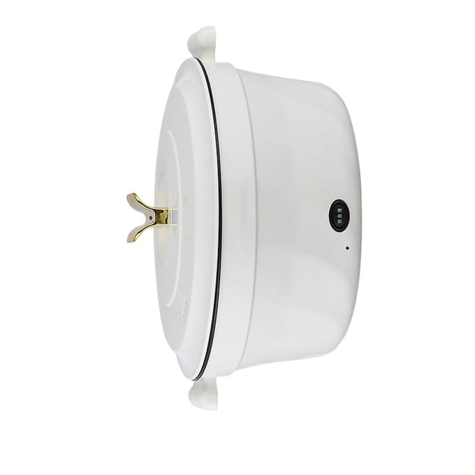 Elektrische Pan Multifunctioneel Slaapzaal Student Kookpan Elektrische Koker Standaard L white