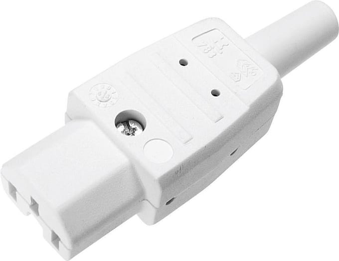 Kaiser Apparaatsteker - 250V - 3-Pins - Wit