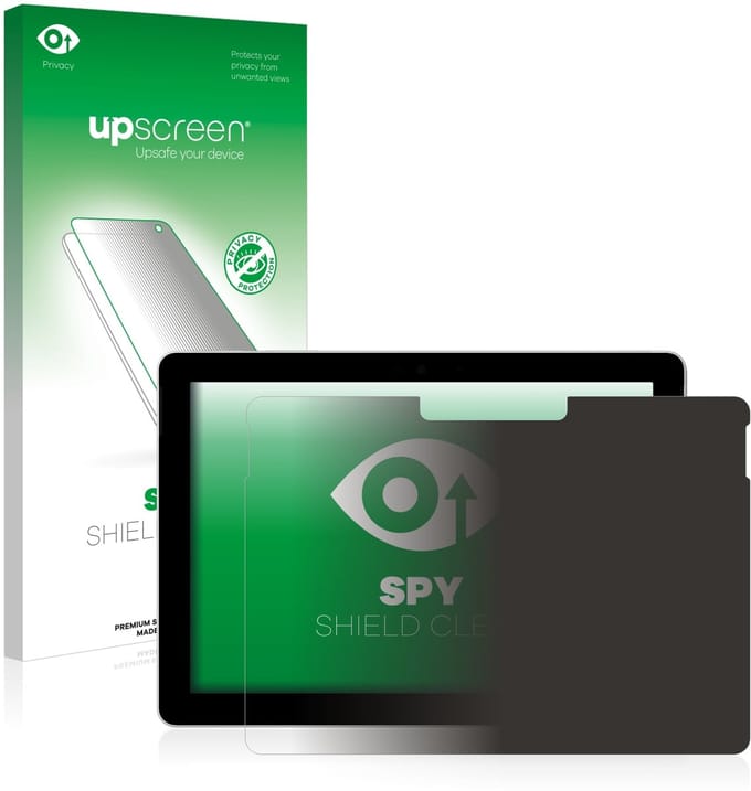 upscreen - privacy screenprotector voor Microsoft Surface Go (1. Gen.) - Folie Beschermfolie Blauwlichtfilter