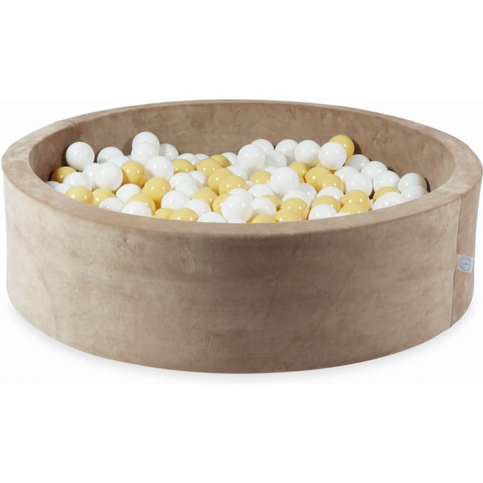 Ballenbak 110x30 Fluweelzacht Donkerbeige