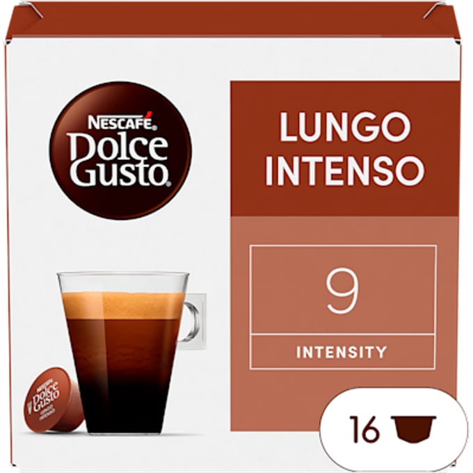Koffiecups Dolce Gusto lungo intenso 16 stuks