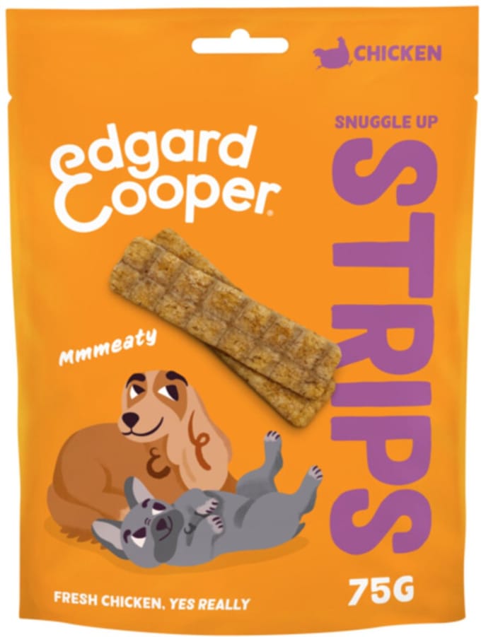 10x Edgard & Cooper Adult Strips Kip 75 gr