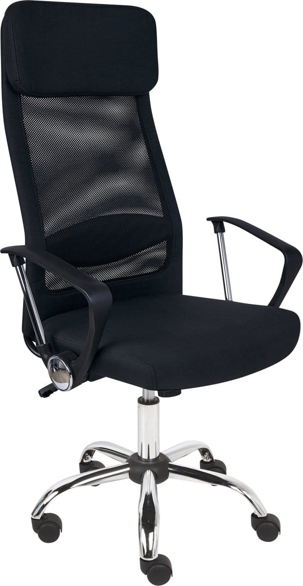 PIONEER II - Bureaustoel - Zwart - Polyester