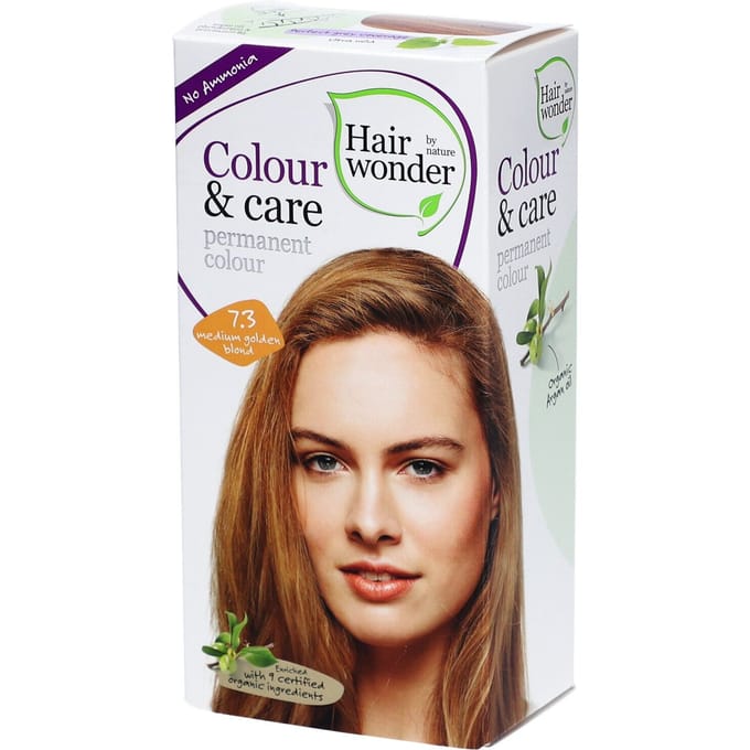 Hairwonder Colour & Care 7.3 - Medium Golden Blond - Haarverf