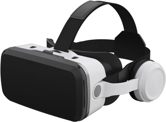 Zyrex® VR Bril met controllers - VR Bril - VR-brillen - Wit - 24cm x 22cm x 12cm