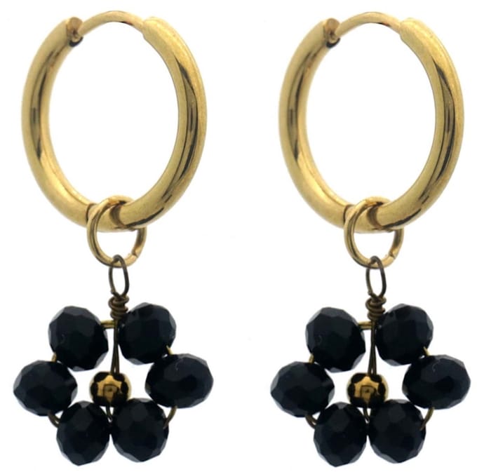 Dames oorbellen - Goud - Bedel - Tijdloos design - 3x1.5cm