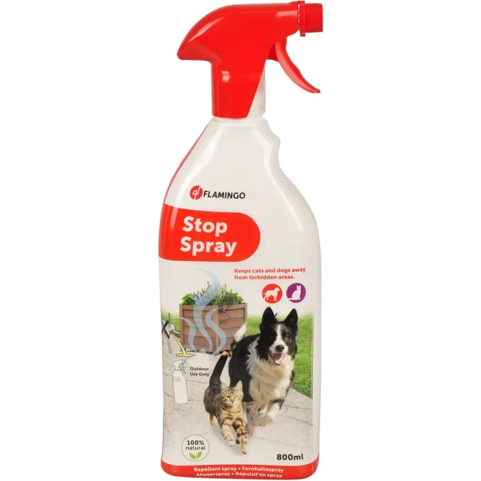 Huisdierenafschrikmiddel in spray Flamingo