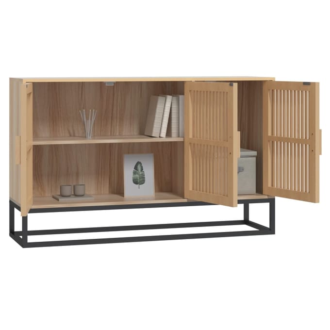 vidaXL - Dressoir - 105x30x65 - cm - bewerkt - hout