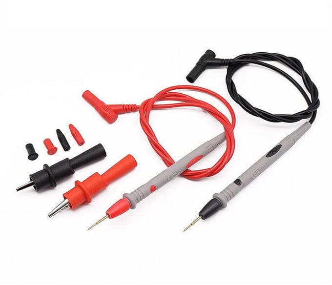 Meetkabel testkabel multimeter 1000V 20A met testpunten en krokodillenklem