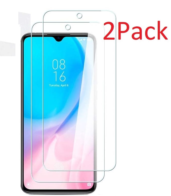 Screenprotector geschikt voor Xiaomi Mi 9 Lite Screenprotector Tempered Glass - 2 Stuks
