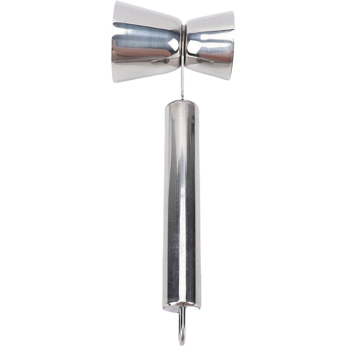 Cocktail Jigger 38ml 20ml Dubbel Hoofd Roestvrij Staal Herbruikbare Bar Maatbeker met Handvat gray