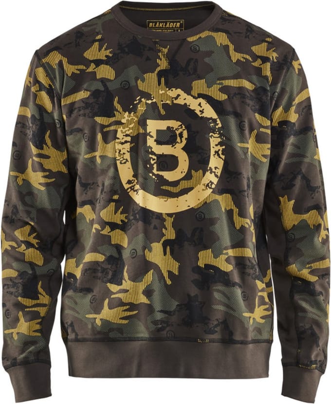 Blaklader Limited sweatshirt 9408-1158 - Groen/Zwart - M