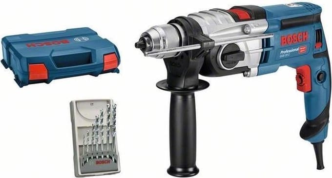 GSB 20-2 Klopboormachine | 850w + 7 X-Pro Line CYL-1 boren