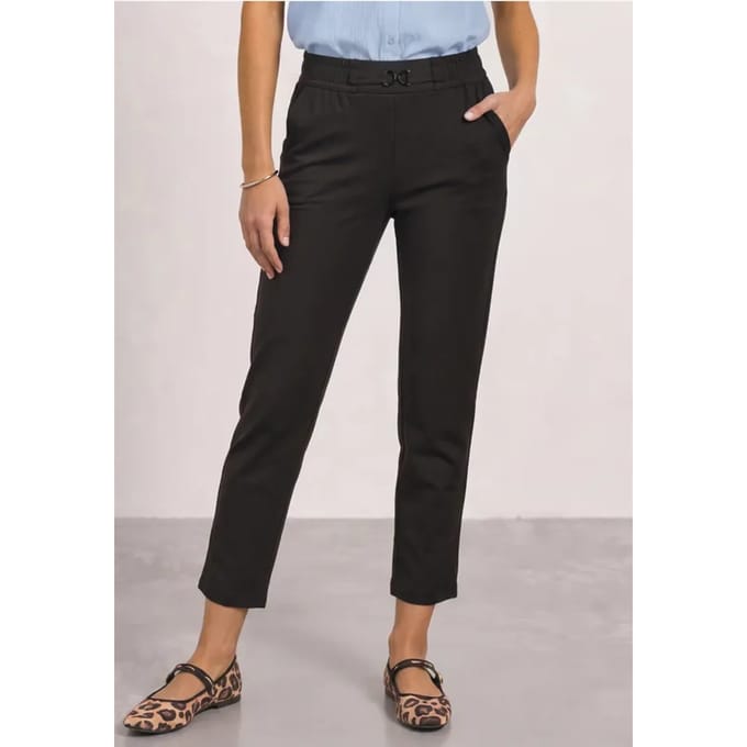Slim Leg-broek met gespdetail