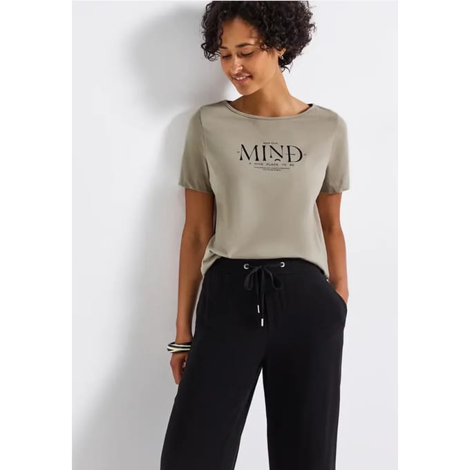 Basic shirt met print