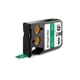 DYMO 1868781 XTL tape vinyl wit op groen 12mm (origineel)
