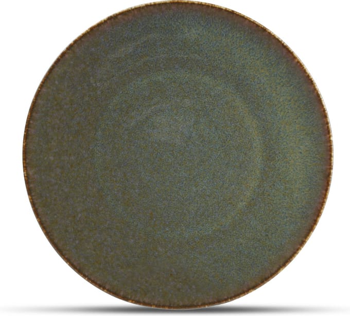 BonBistro Plat bord 21cm groen Cirro (Set van 6)