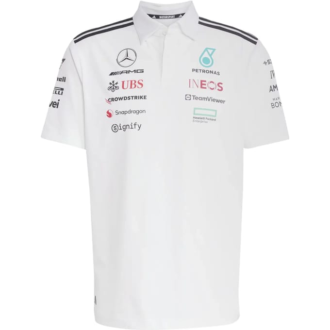 adidas Performance MERCEDES - AMG PETRONAS FORMULA ONE TEAM POLO - Heren - Wit