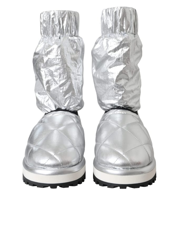 Gequilte Metalen Enkelboots