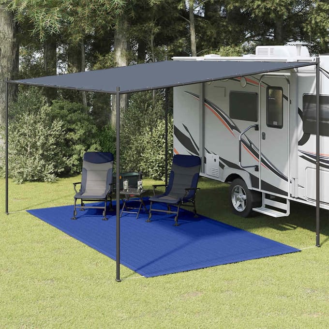vidaXL - Tenttapijt - 250x350 - cm - blauw