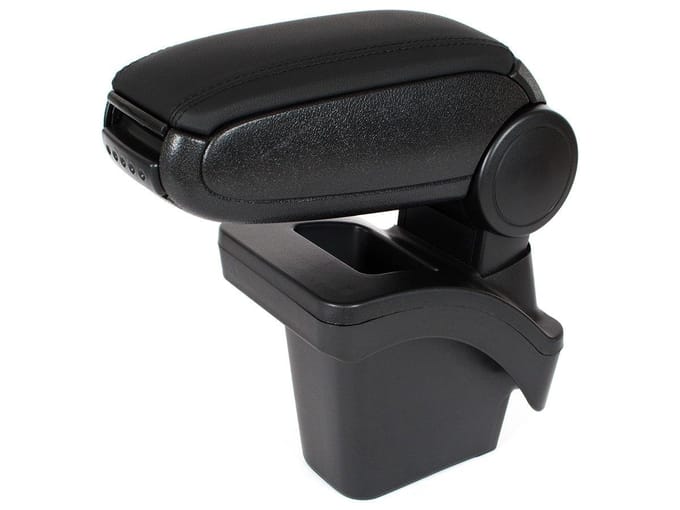 Modecar - Renault Megane II Armsteun - Zwart - Eco-Leder - Incl. Montageset