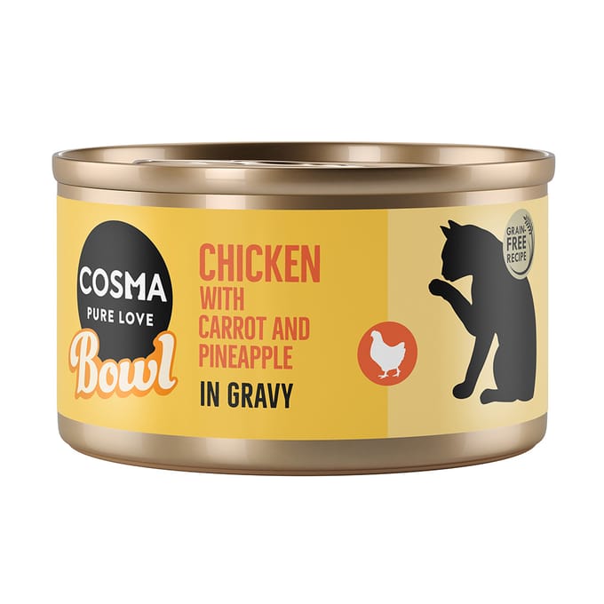 6x80g Kipfilet Bowl Cosma Kattenvoer