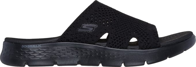 Skechers GO WALK FLEX SANDAL - ELATION Dames Slippers - Zwart