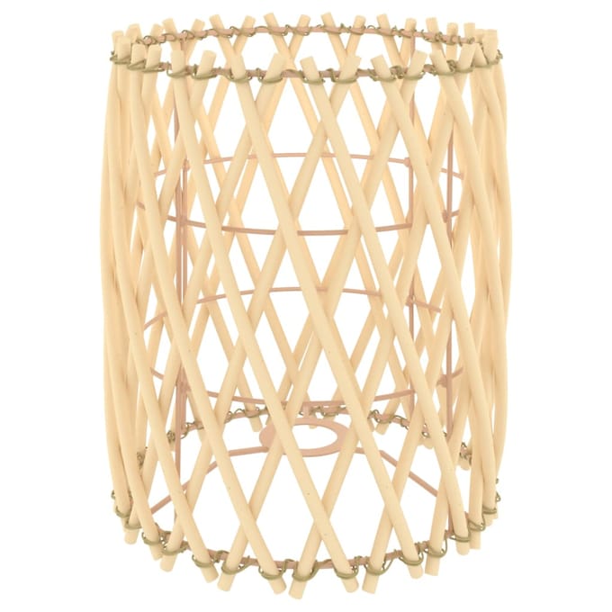 vidaXL - Lampenkap - Ø23x28 - cm - wicker