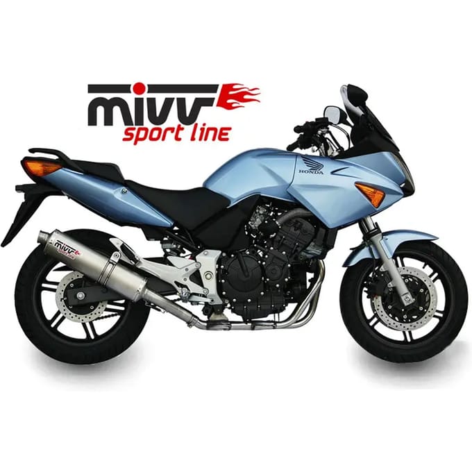 motoruitlaat Mivv Oval Classic inox Honda CBF600