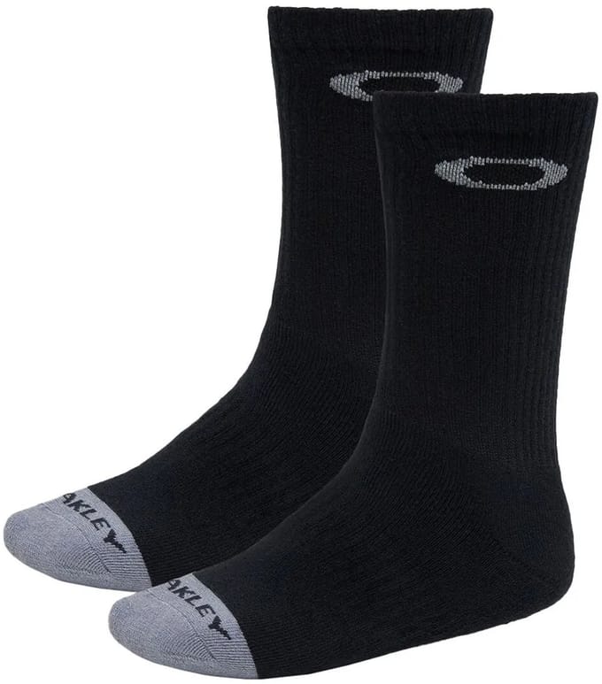 Oakley Apparel Crew Sokken 5 Paren Zwart EU 43-46 Man