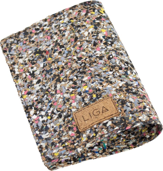 LIGA - Beach Clean Paspoort Etui - Kurk - Multicolor
