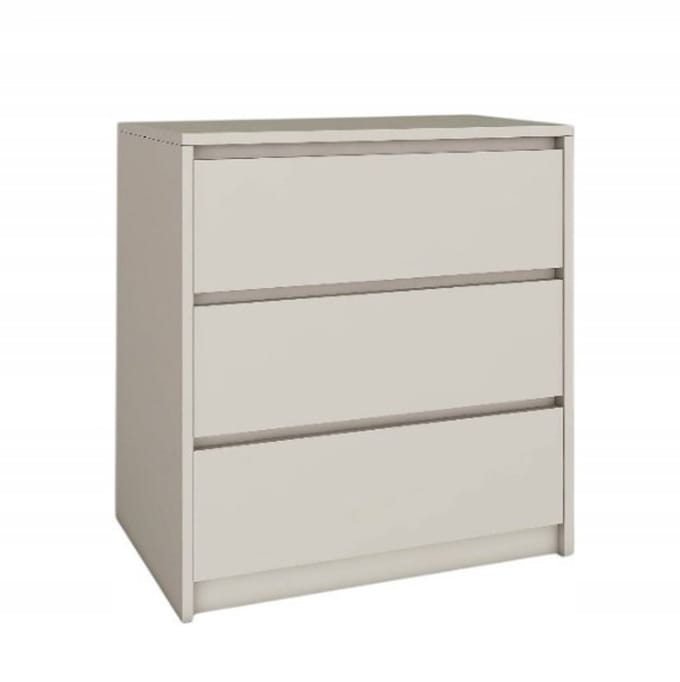 Fernika - Moderne Ladenkast - Kasjmier - 70x75,2x43cm - Zonder Handgrepen