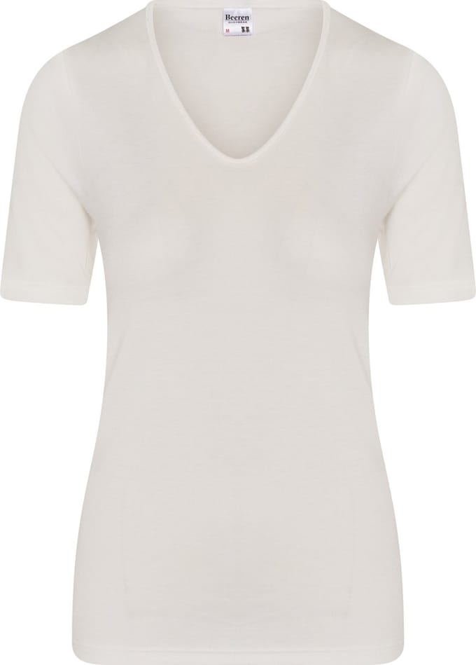 Beeren Thermo Dames T-Shirt wol/wit-XXL