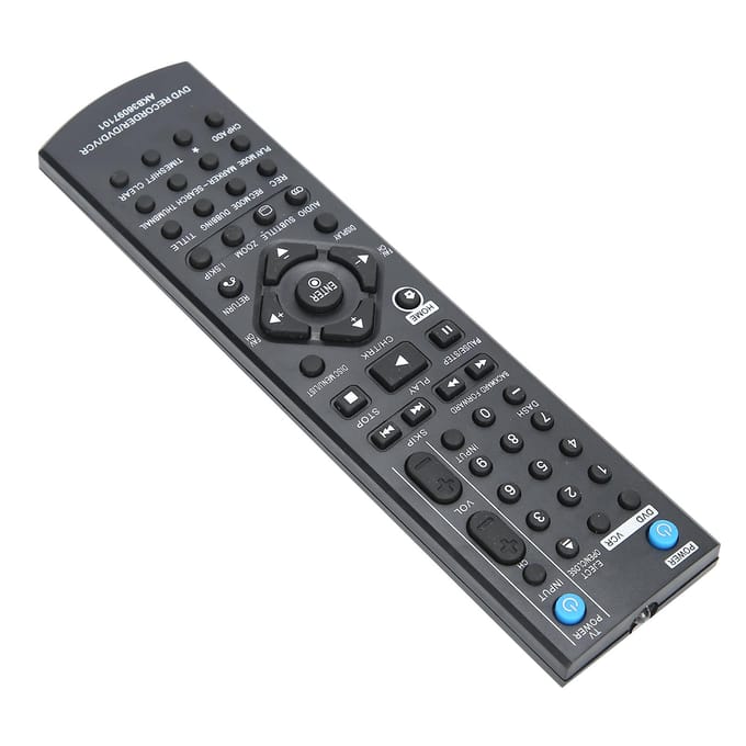 DVDVCRDVDR Recorder Controller Afstandsbediening Vervanging voor LG RC286HRC297HRC397H black