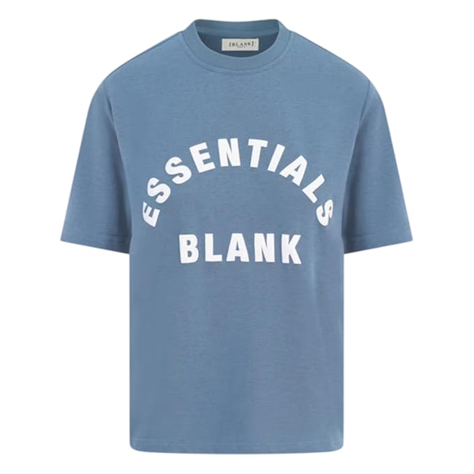 Blank Essentials Dames/Dames Oversized Vriend T-shirt (Orion Blauw)