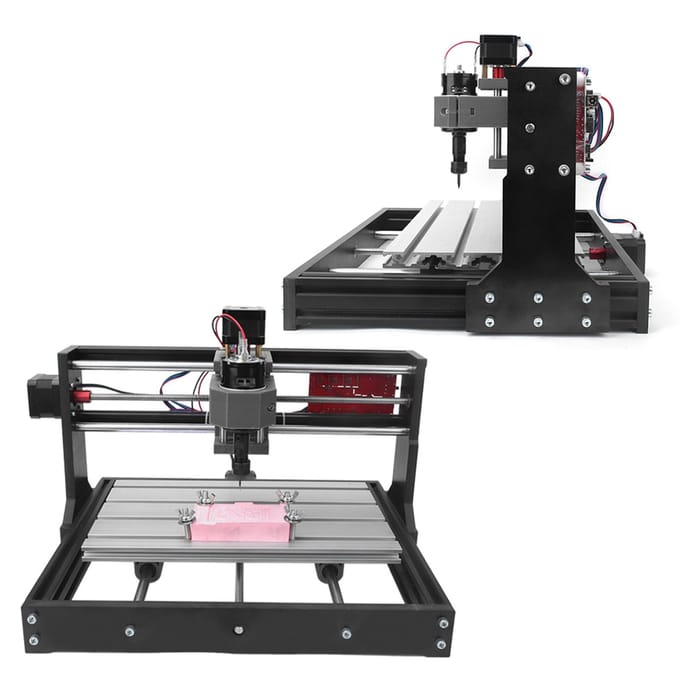 CNC 3018 ProMini Graveermachine DIY Router Kit voor Plastic Hout Acryl 110?240V gray