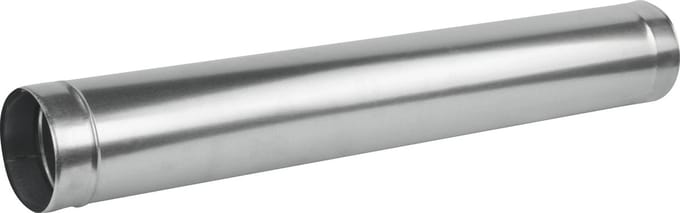 Gegalvaniseerd rookkanaal 1000mm Ø120mm 0,5mm.